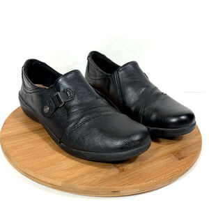 Earth Spirit Shoes Women's Beni Casual Loafer Size 9 1/2 Black Slip On Comfort